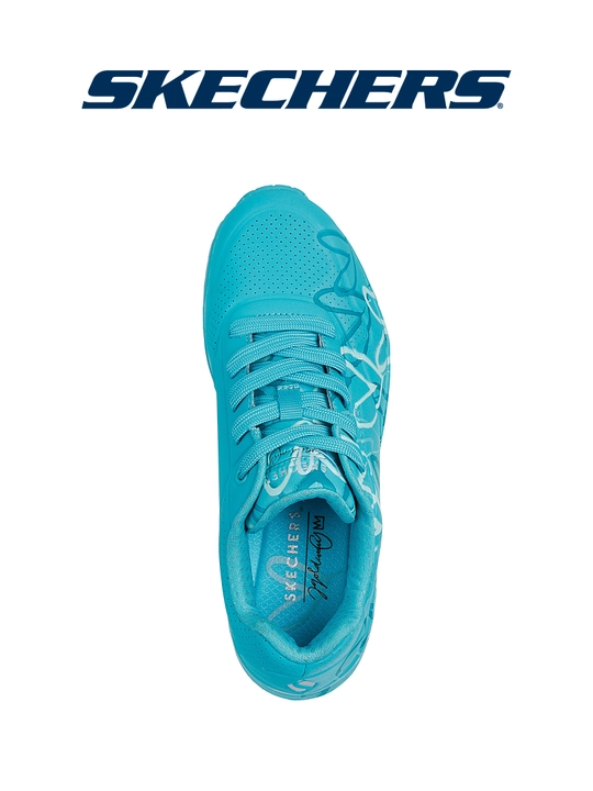 Ayollar krossovkasi Skechers Uno - Spread The Love, bog'ichli, kundalik