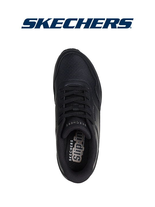 Кроссовки женские Skechers Slip-ins UNO - Banksia Luxe на эластичных шнурках, из экокожи