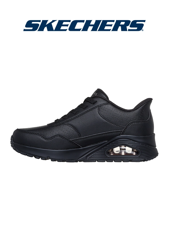 Кроссовки женские Skechers Slip-ins UNO - Banksia Luxe на эластичных шнурках, из экокожи
