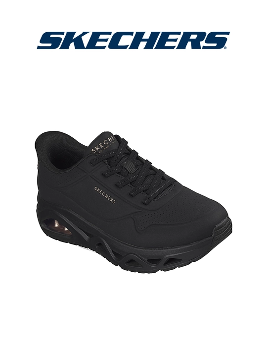Кроссовки женские Skechers Slip-ins UNO GLIDE-STEP на эластичных шнурках, из экокожи