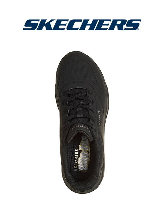 Кроссовки женские Skechers Slip-ins UNO GLIDE-STEP на эластичных шнурках, из экокожи