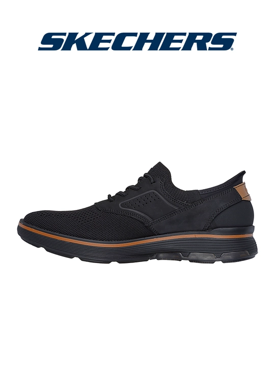 Erkaklar krossovkasi Skechers Mark Nason Casual Glide Cell, to'qilgan ustki qismli