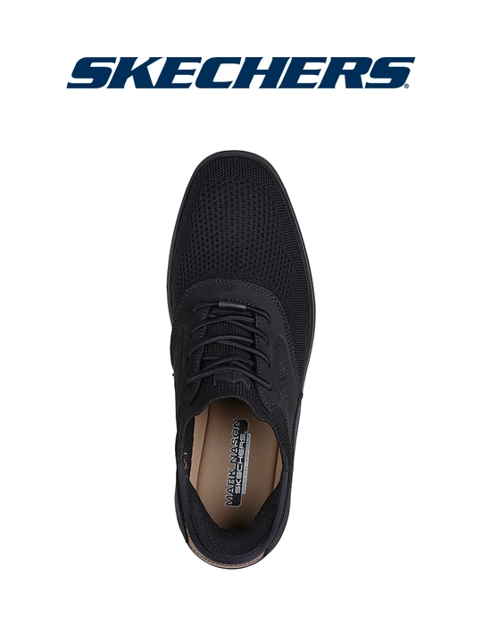 Erkaklar krossovkasi Skechers Mark Nason Casual Glide Cell, to'qilgan ustki qismli
