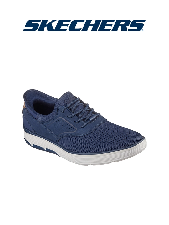 Erkaklar krossovkasi Skechers Mark Nason Casual Glide Cell, to'qilgan ustki qismli