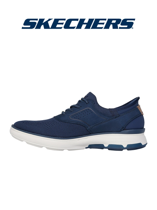 Erkaklar krossovkasi Skechers Mark Nason Casual Glide Cell, to'qilgan ustki qismli
