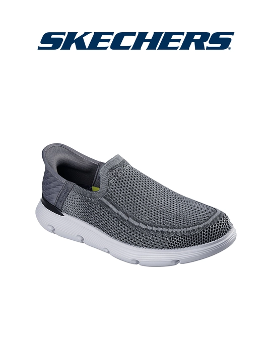 Erkaklar loferi Skechers Slip-ins Garza - Brent, bog'ichsiz, mashinada yuviladi, matoli