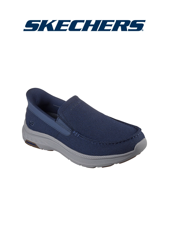 Erkaklar mokasini Skechers Slip-ins Pollard - Wilfred, mashinada yuviladi, matoli