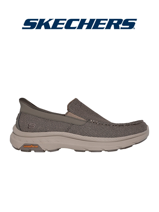 Мокасины мужские Skechers Slip-ins Pollard - Wilfred, стирка в машине, текстильные - 