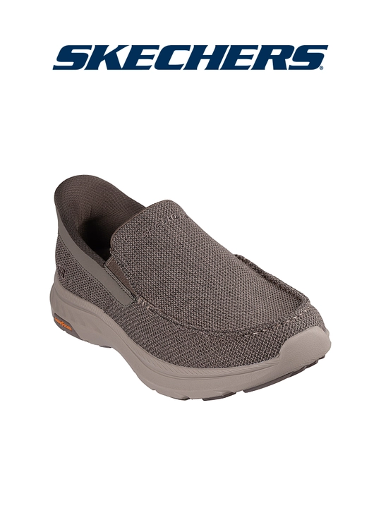 Мокасины мужские Skechers Slip-ins Pollard - Wilfred, стирка в машине, текстильные