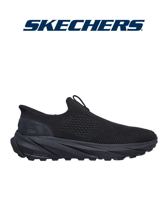 Слипоны мужские Skechers Conner - Milton без шнурков, с вязаным верхом, повседневные