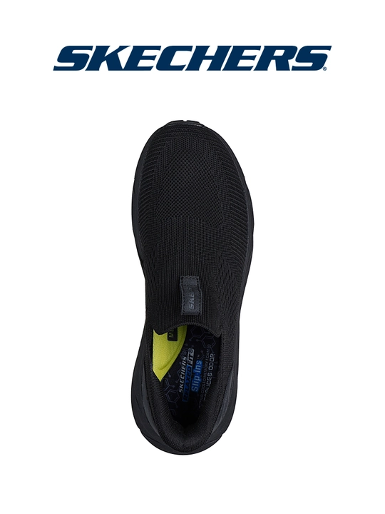 Слипоны мужские Skechers Conner - Milton без шнурков, с вязаным верхом, повседневные