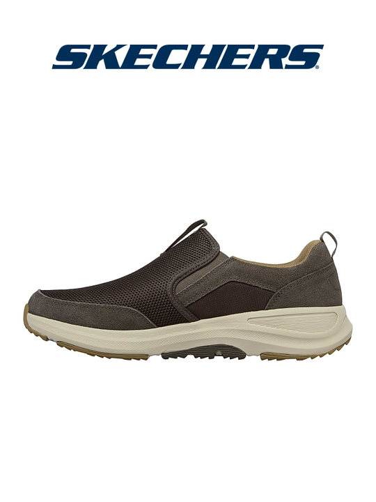 Слипоны мужские Skechers GO WALK OUTDOORS без шнурков, с амортизацией, с сетчатым верхом