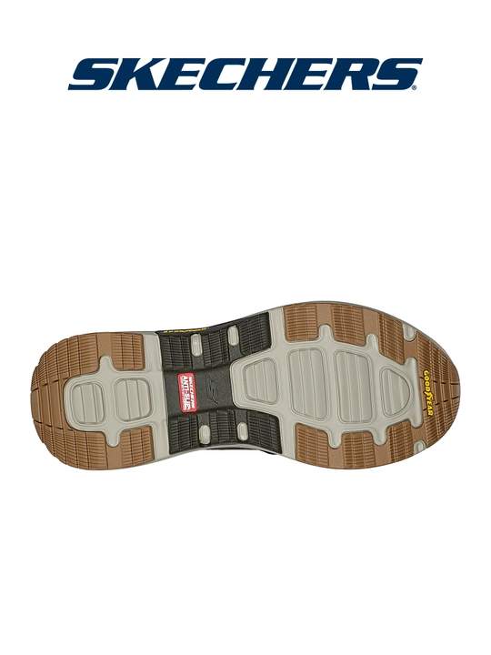 Слипоны мужские Skechers GO WALK OUTDOORS без шнурков, с амортизацией, с сетчатым верхом