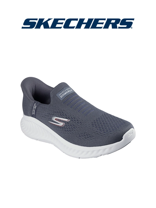 Erkaklar slipon poyabzali Skechers GO WALK Now, bog'ichsiz, amortizatsiyali, kundalik