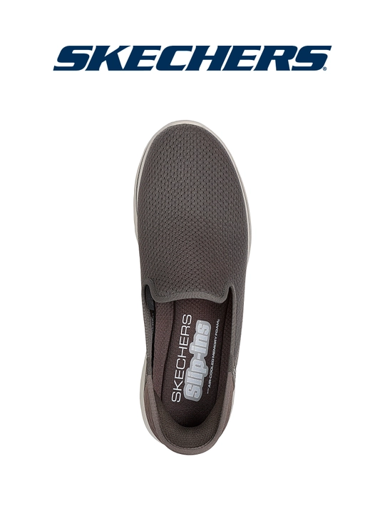 Слипоны мужские Skechers Slip-ins GO WALK 7 - Daley 2 без шнурков, с амортизацией