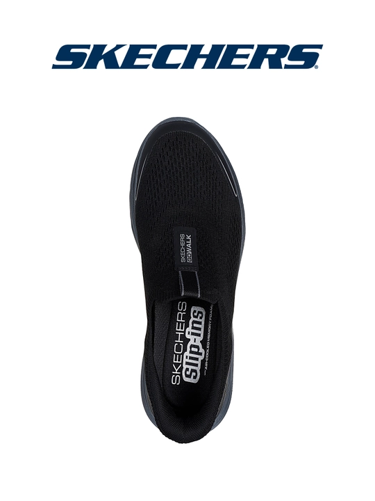 Слипоны мужские Skechers GO WALK 7 без шнурков, с амортизацией, с вязаным верхом