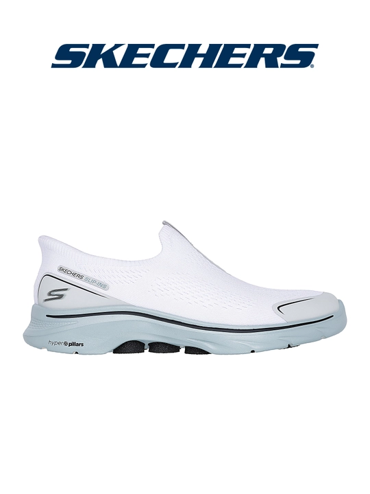 Слипоны мужские Skechers GO WALK 7 без шнурков, с амортизацией, с вязаным верхом