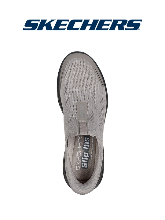 Слипоны мужские Skechers GO WALK 7 без шнурков, с амортизацией, с вязаным верхом