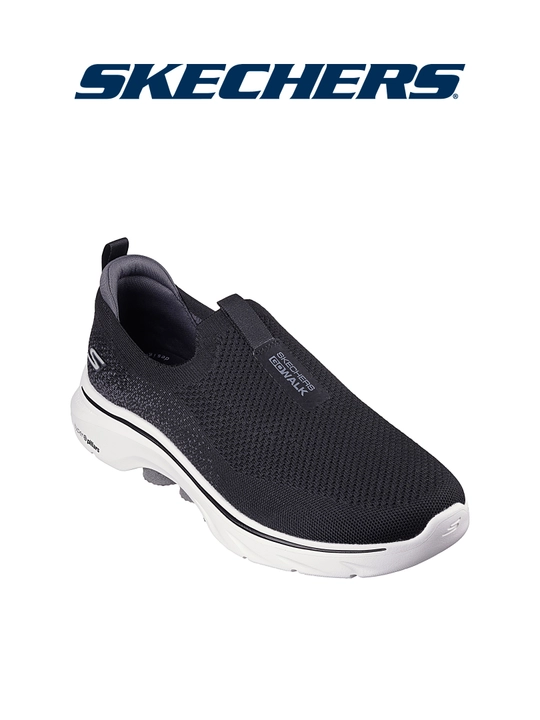 Skechers GO WALK 7 erkaklar sliponi, bog‘ichsiz, amortizatsiyalangan, usti to‘qilgan