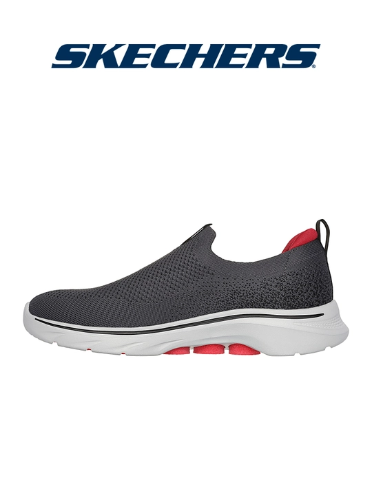 Skechers GO WALK 7 erkaklar sliponi, bog‘ichsiz, amortizatsiyalangan, usti to‘qilgan