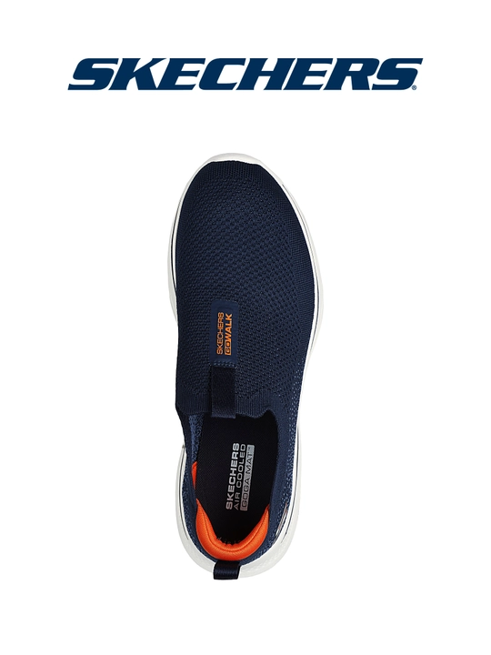 Слипоны мужские Skechers GO WALK 7 без шнурков, с амортизацией, с вязаным верхом