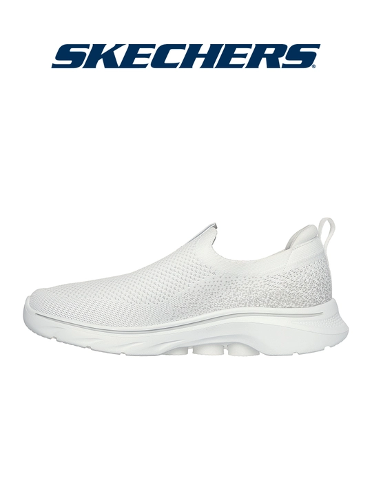 Слипоны мужские Skechers GO WALK 7 без шнурков, с амортизацией, с вязаным верхом
