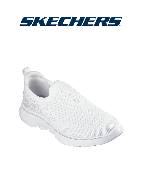 Слипоны мужские Skechers GO WALK 7 без шнурков, с амортизацией, с вязаным верхом
