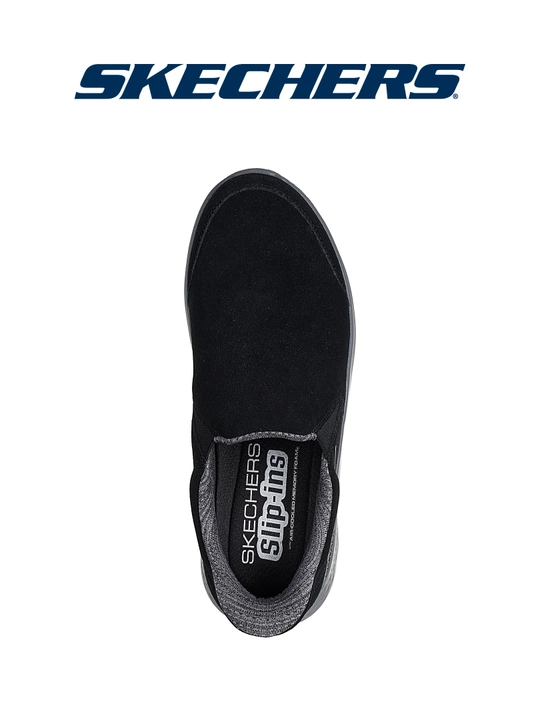 Erkaklar slipon poyabzali Skechers Go Walk Flex Netro, bog'ichsiz, amortizatsiyali