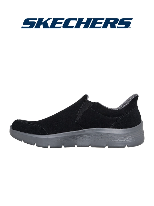 Erkaklar slipon poyabzali Skechers Go Walk Flex Netro, bog'ichsiz, amortizatsiyali