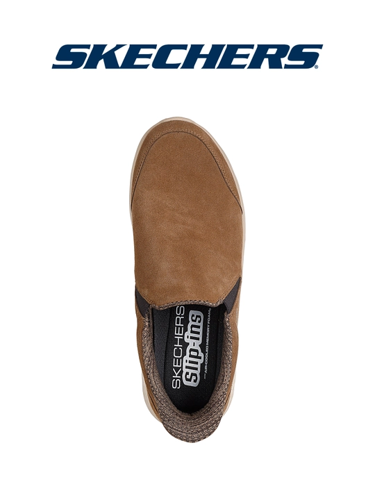 Слипоны мужские Skechers Go Walk Flex Netro без шнурков, с амортизацией, для ходьбы