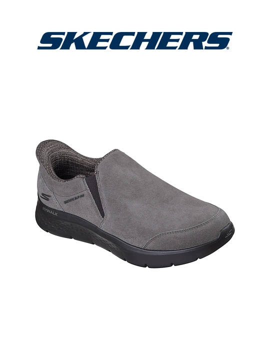 Слипоны мужские Skechers Go Walk Flex Netro без шнурков, с амортизацией, для ходьбы