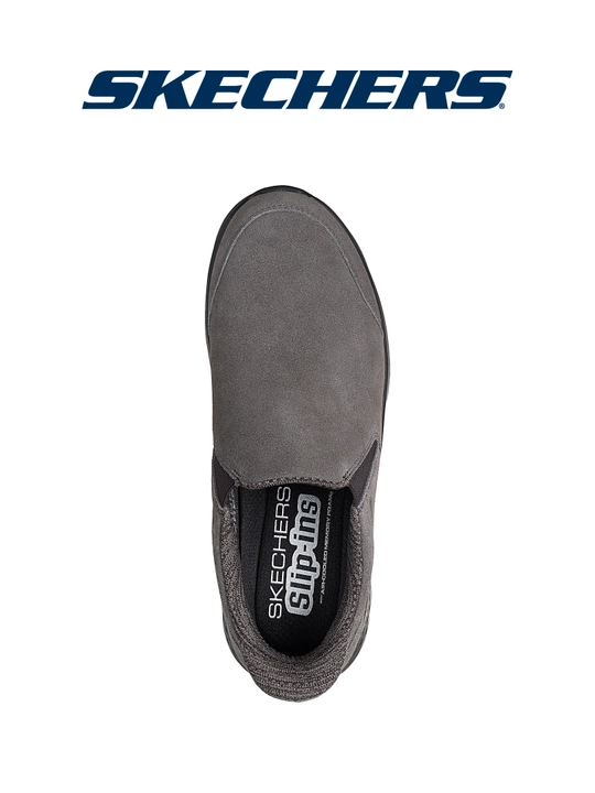 Слипоны мужские Skechers Go Walk Flex Netro без шнурков, с амортизацией, для ходьбы