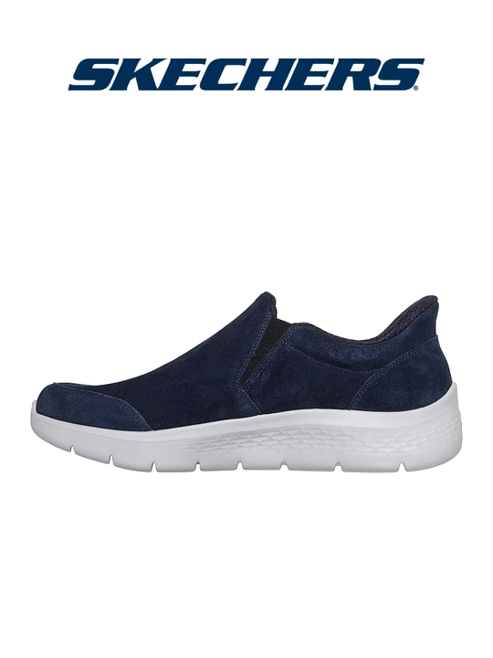 Слипоны мужские Skechers Go Walk Flex Netro без шнурков, с амортизацией, для ходьбы