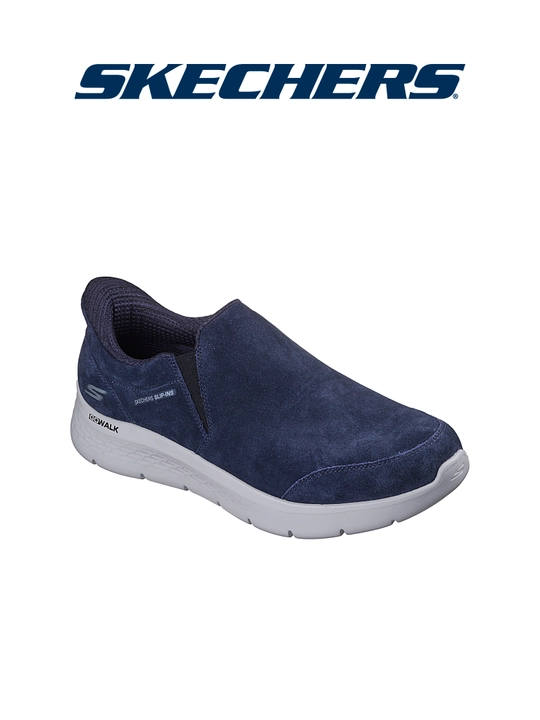 Слипоны мужские Skechers Go Walk Flex Netro без шнурков, с амортизацией, для ходьбы