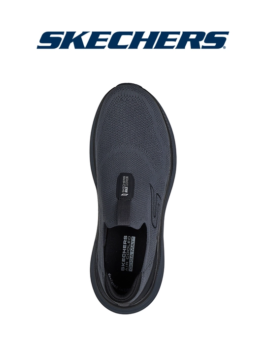 Erkaklar slipon poyabzali Skechers Max Cushioning Sarasota, bog'ichsiz, amortizatsiyali