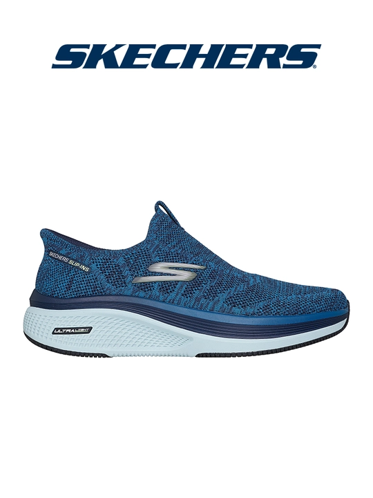 Слипоны мужские Skechers Slip-ins GOrun Elevate 2.0 без шнурков, с вязаным верхом - 