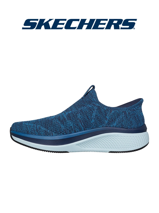 Слипоны мужские Skechers Slip-ins GOrun Elevate 2.0 без шнурков, с вязаным верхом
