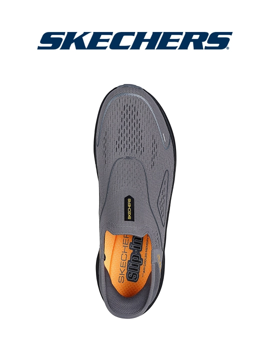 Слипоны мужские Skechers Slip-ins GO RUN Consistent 2.0 без шнурков, с вязаным верхом