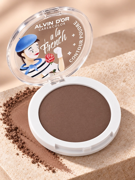 Alvin D’or ALF-05 CONTOUR POUDRE A LA FRENCH yuz uchun mat kontur upasi - 