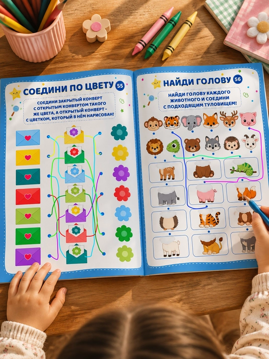 IQ BOLAJON 2-часть - развивающие задания для детей, 2-5 лет, 60 страниц