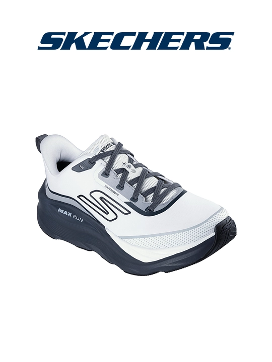 Кроссовки мужские Skechers MAX RUN на шнуровке, водонепроницаемые, с амортизацией