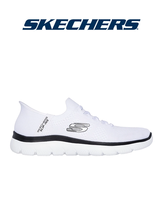 Кроссовки мужские Skechers Slip-ins Sport Summits на эластичных шнурках, с вязаным верхом - 