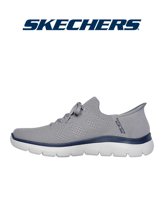 Кроссовки мужские Skechers Slip-ins Sport Summits на эластичных шнурках, с вязаным верхом