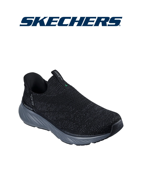 Слипоны мужские Skechers Slip-ins Edgeride без шнурков, с вязаным верхом, повседневные