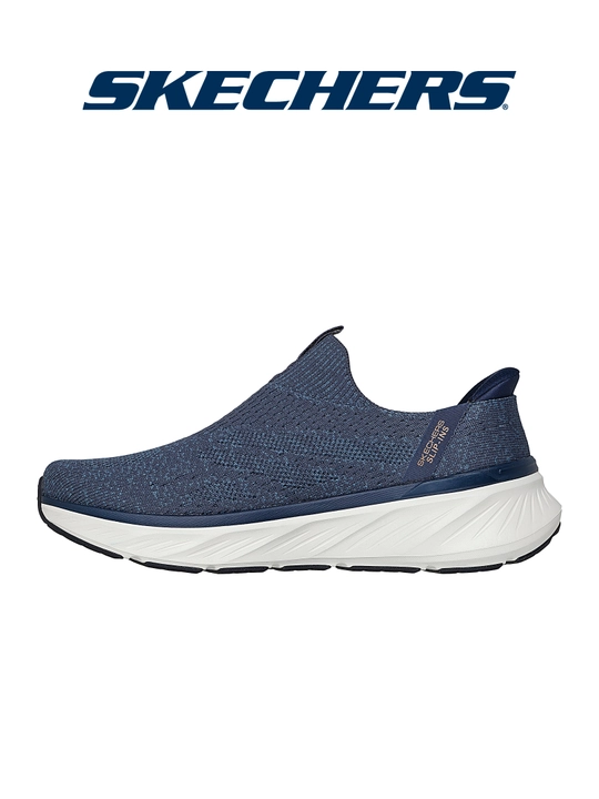 Слипоны мужские Skechers Slip-ins Edgeride без шнурков, с вязаным верхом, повседневные