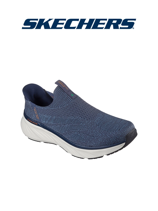 Слипоны мужские Skechers Slip-ins Edgeride без шнурков, с вязаным верхом, повседневные