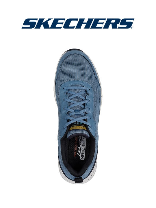 Кроссовки мужские Skechers VAPOR FOAM на шнуровке, с амортизацией, с сетчатым верхом