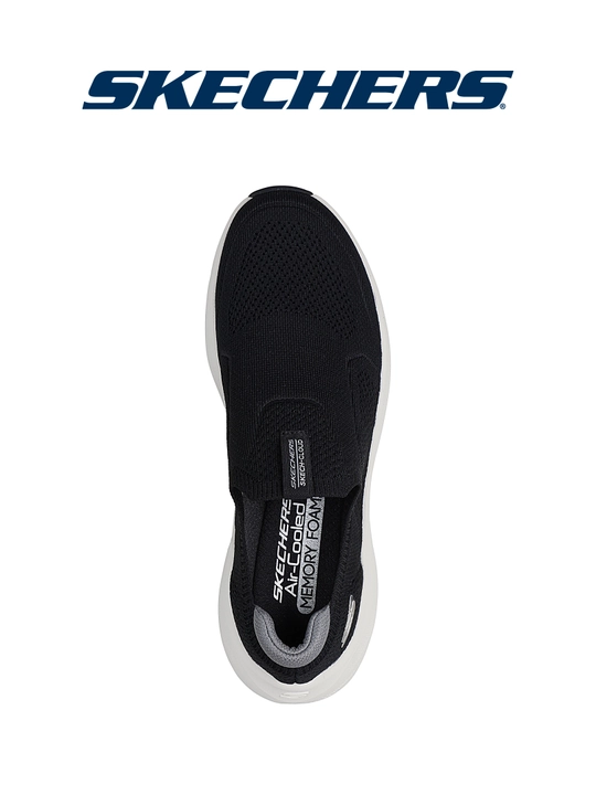 Erkaklar slipon poyabzali Skechers SKECH CLOUD, bog'ichsiz, to'qilgan ustki qismli