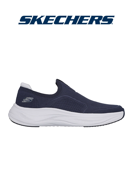 Слипоны мужские Skechers SKECH CLOUD без шнурков, с вязаным верхом, повседневные - 