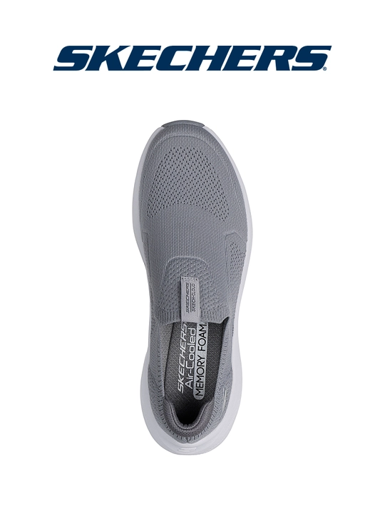 Слипоны мужские Skechers SKECH CLOUD без шнурков, с вязаным верхом, повседневные